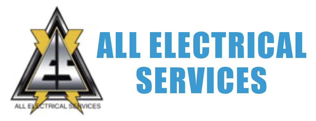 All Electrical Services logo with stylized yellow and gray &ldquo;A&rdquo; icon and blue text