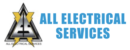 All Electrical Services logo with stylized yellow and gray &ldquo;A&rdquo; icon and blue text