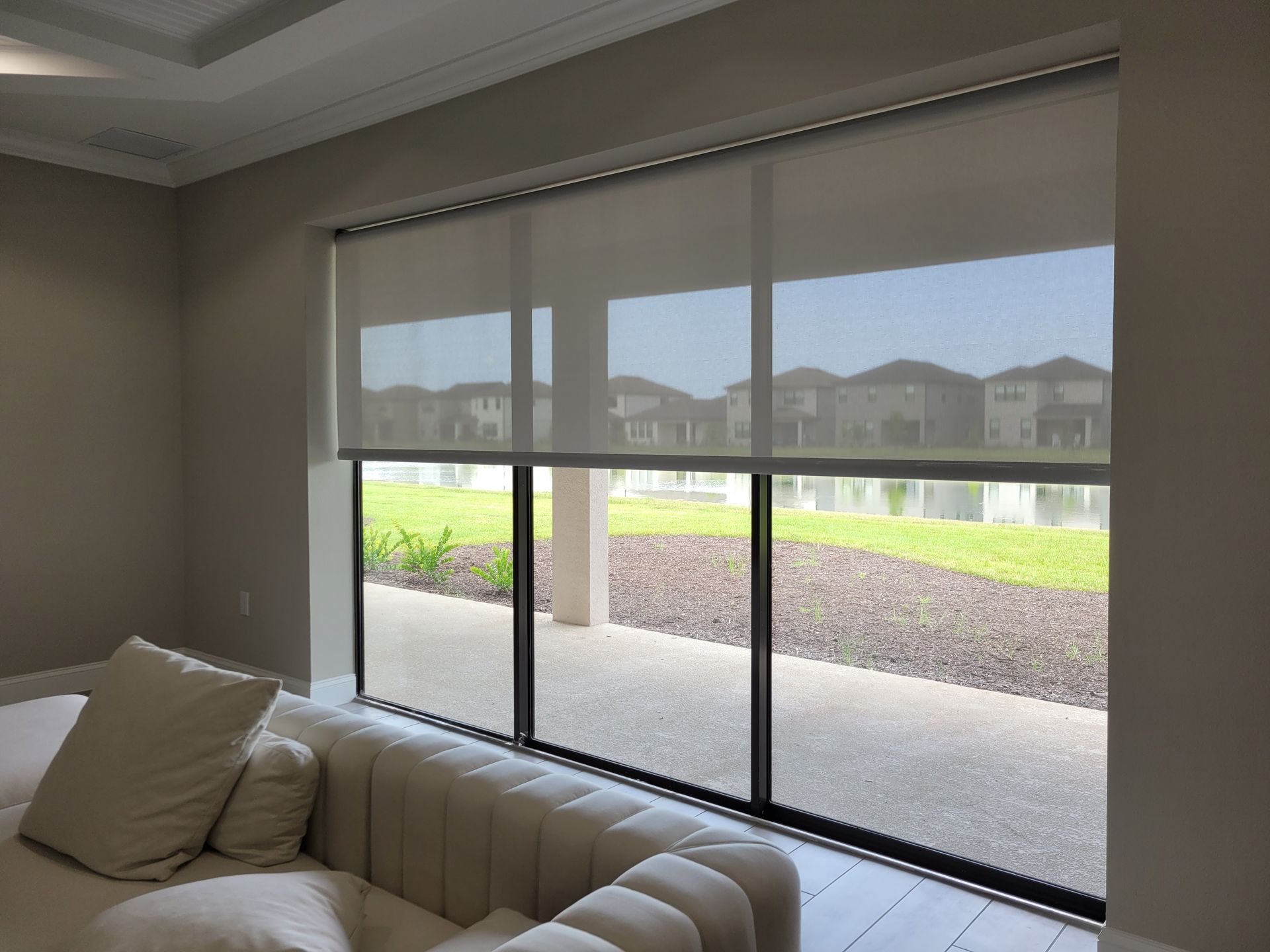 Interior solar shades