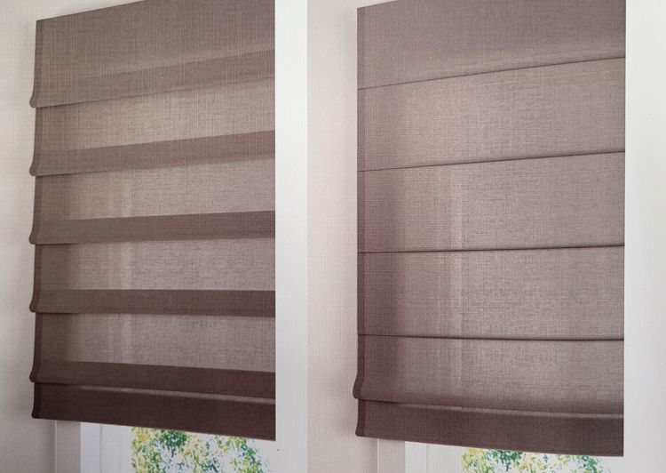 Roman shades