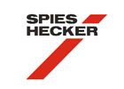 Spies Hecker logo: black text on white, with a red stylized