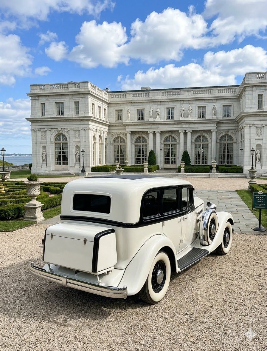 1932 Packard 900 exterior rear view