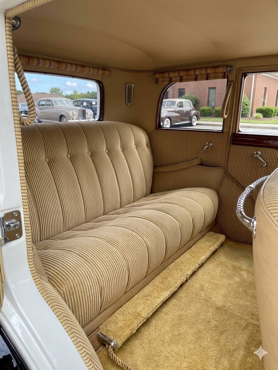 1932 Packard 900 interior view