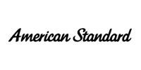 American Standard logo in black script on a white background