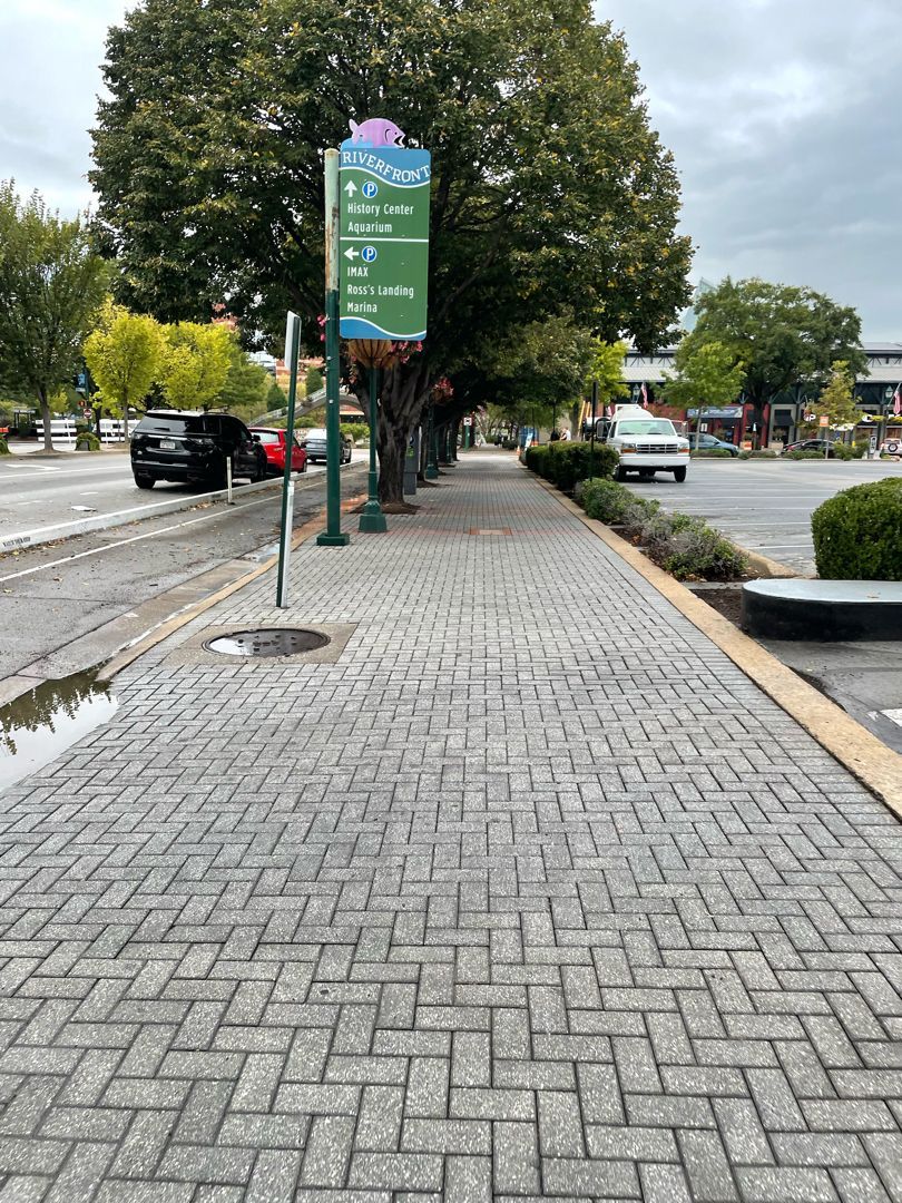 Concrete power washing