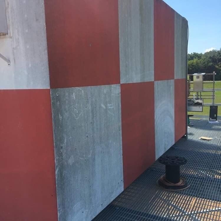 Industrial building dirty