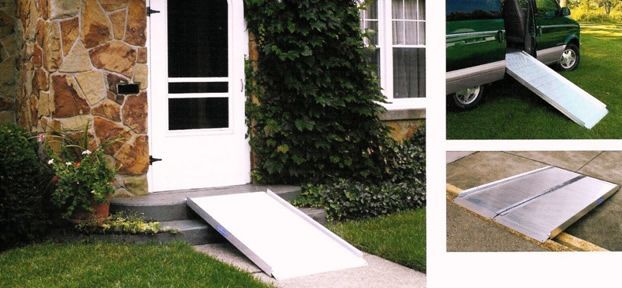 a picture of a ramp in front of a house