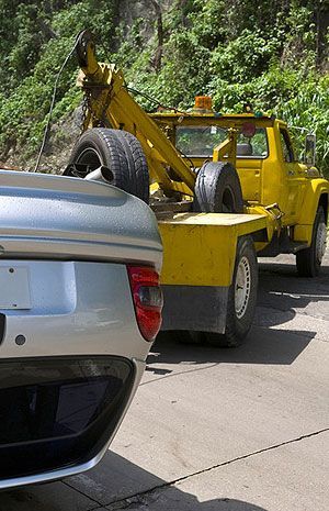 Accident towing service