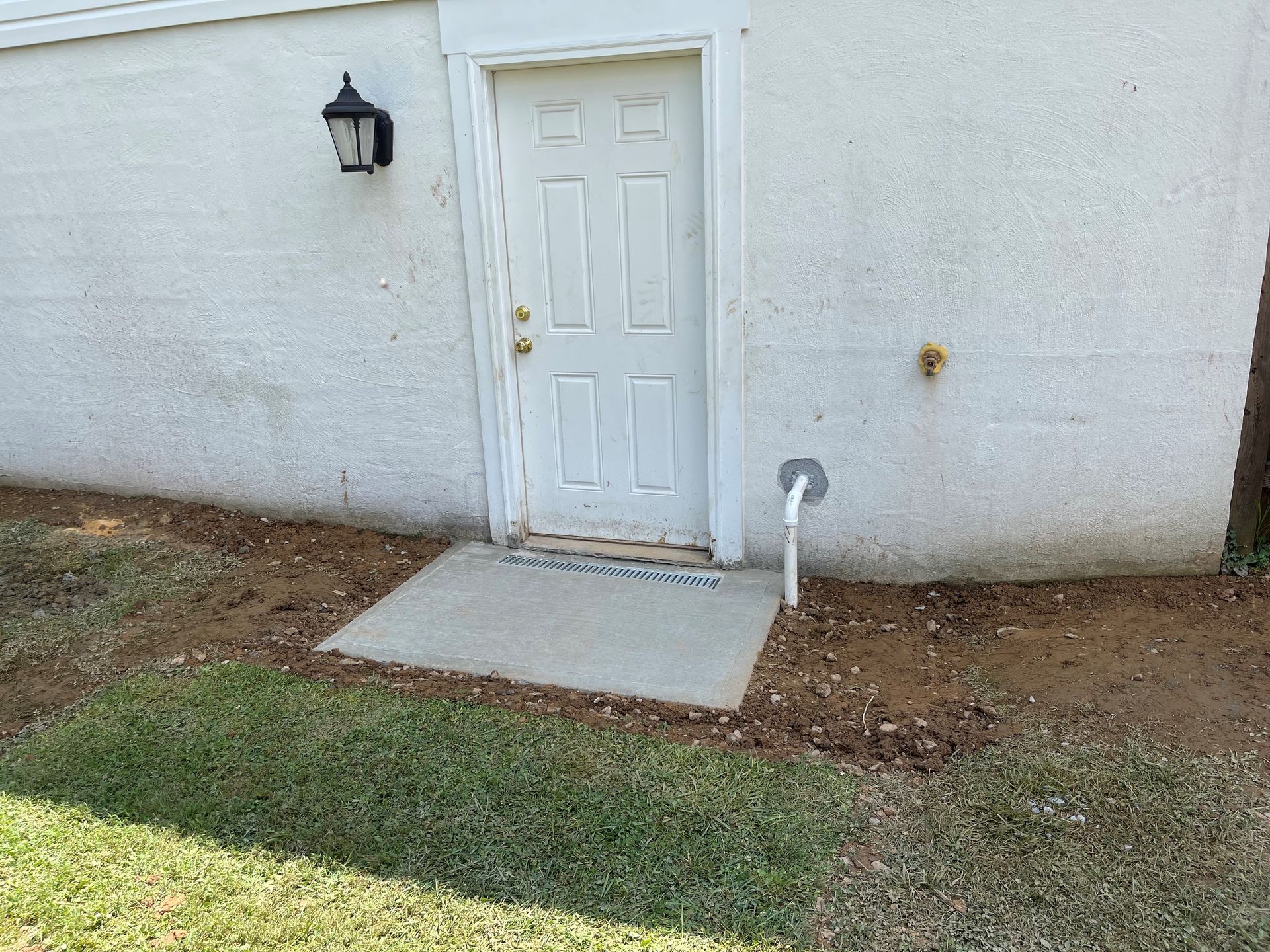 sump pump installation