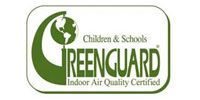The greenguard logo is for children and schools and is indoor air quality certified.