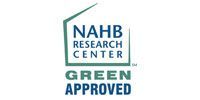 The nahb research center logo is green approved.