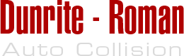 Dunrite-Roman Auto Collision-Logo