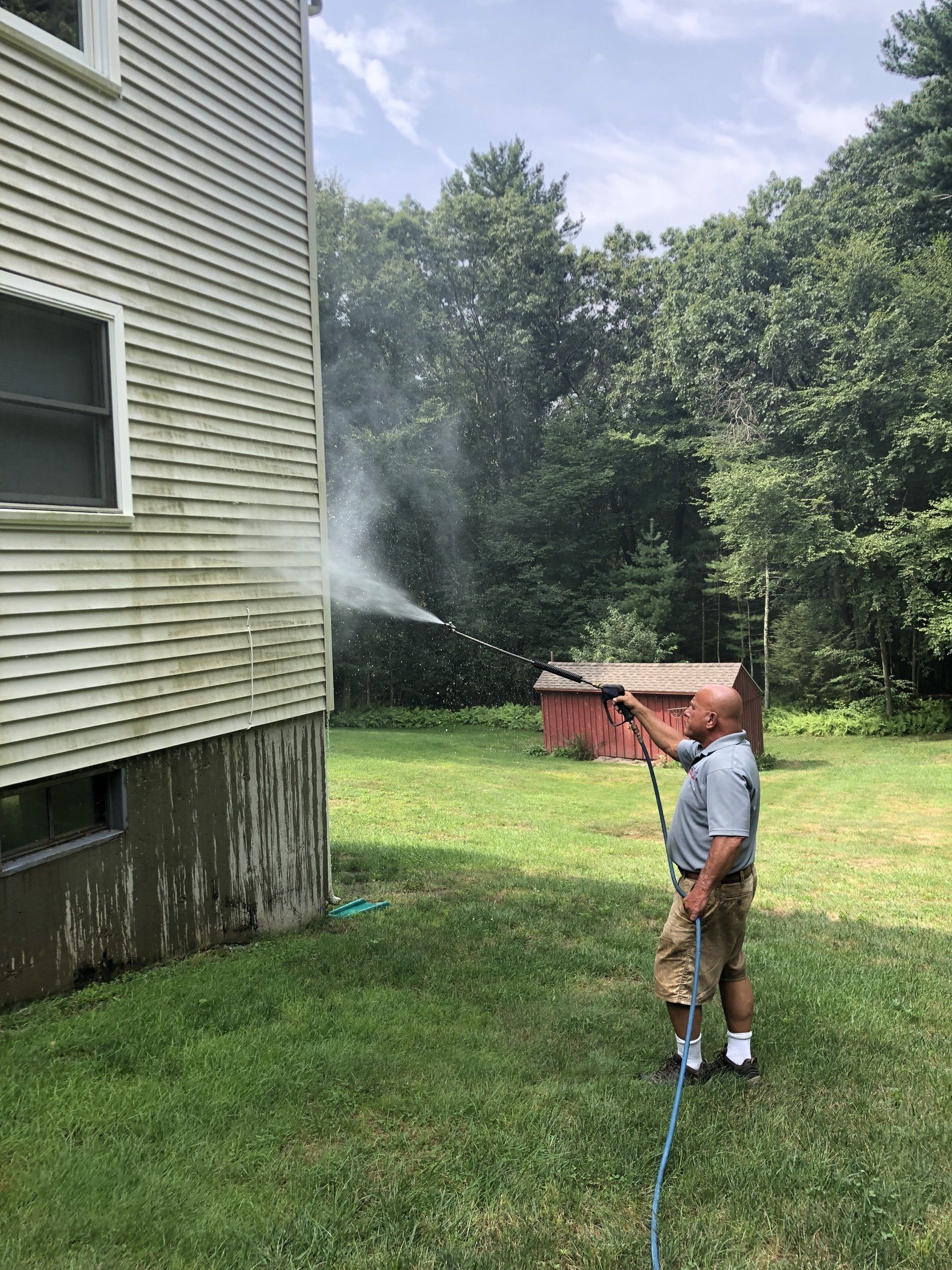 Residential power washing service