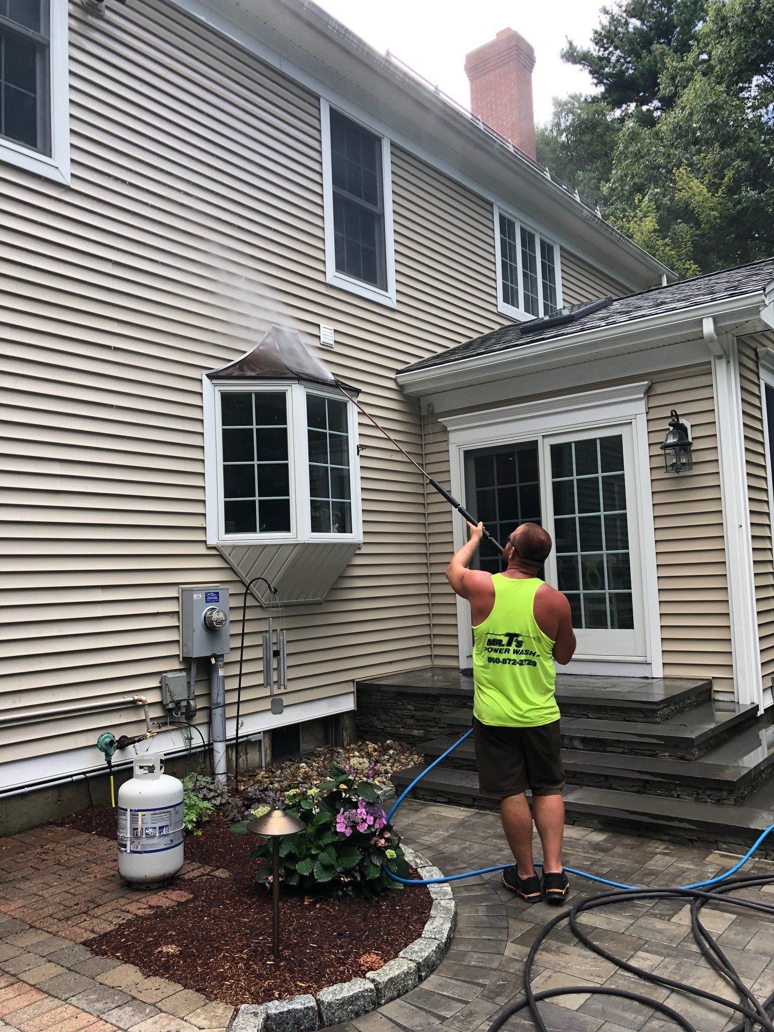 Residential power washing service