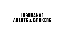 INSURANCE AGENTS & BROKERS in black text logo on a white background.