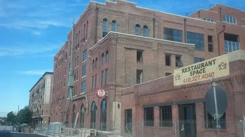 Brick building, 