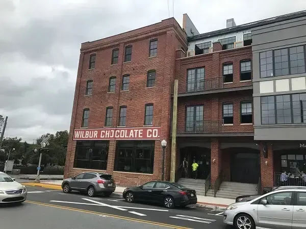Brick building with 