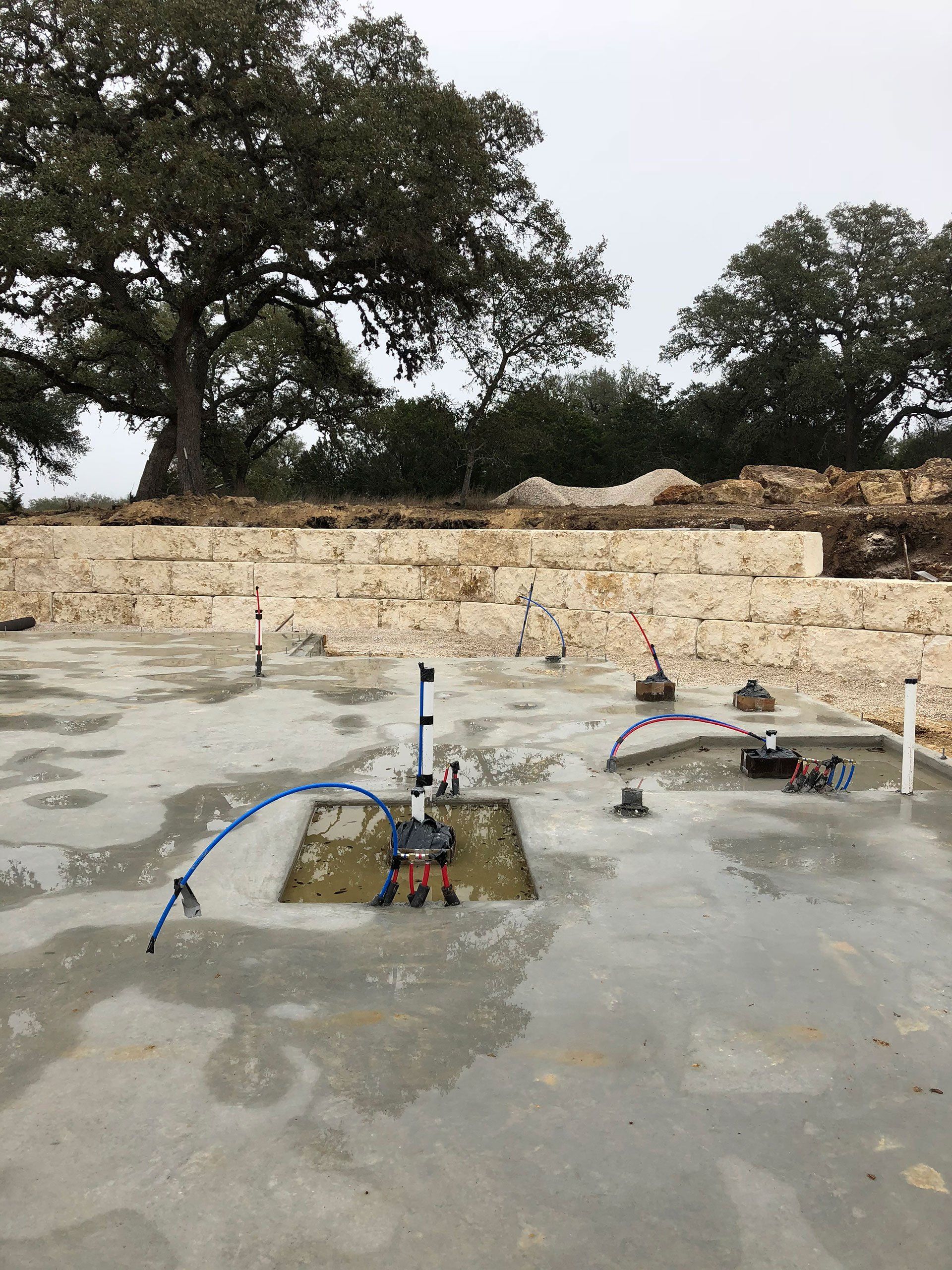 Retaining wall design