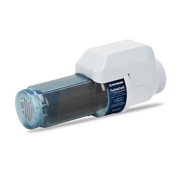 White and clear air purifier with a cylindrical filter; 