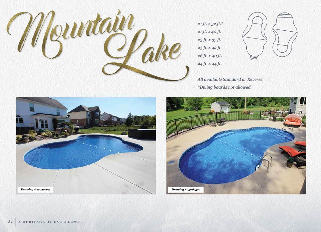 Two photos of a kidney-shaped 