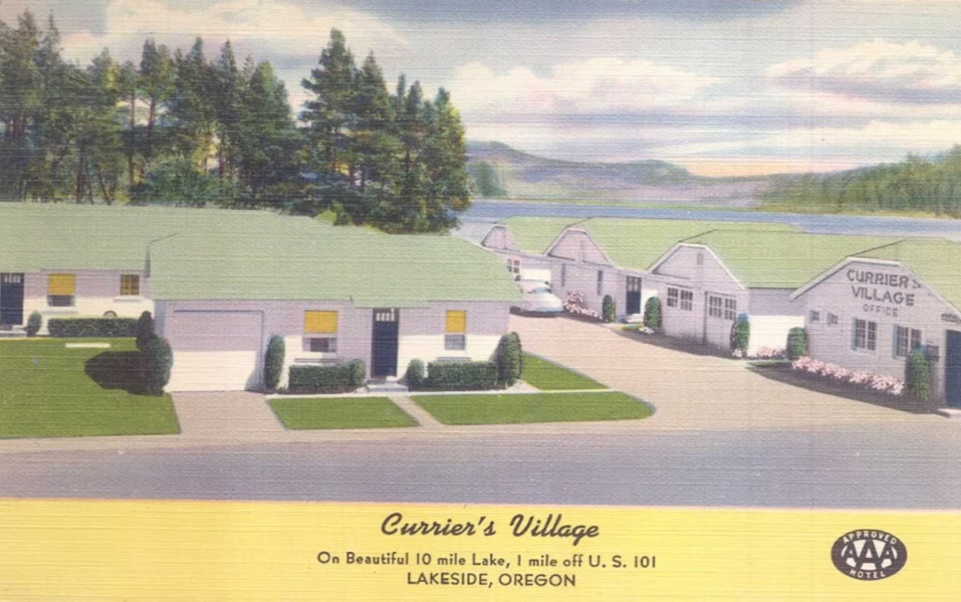 Currier's Village in Lakeside, Oregon