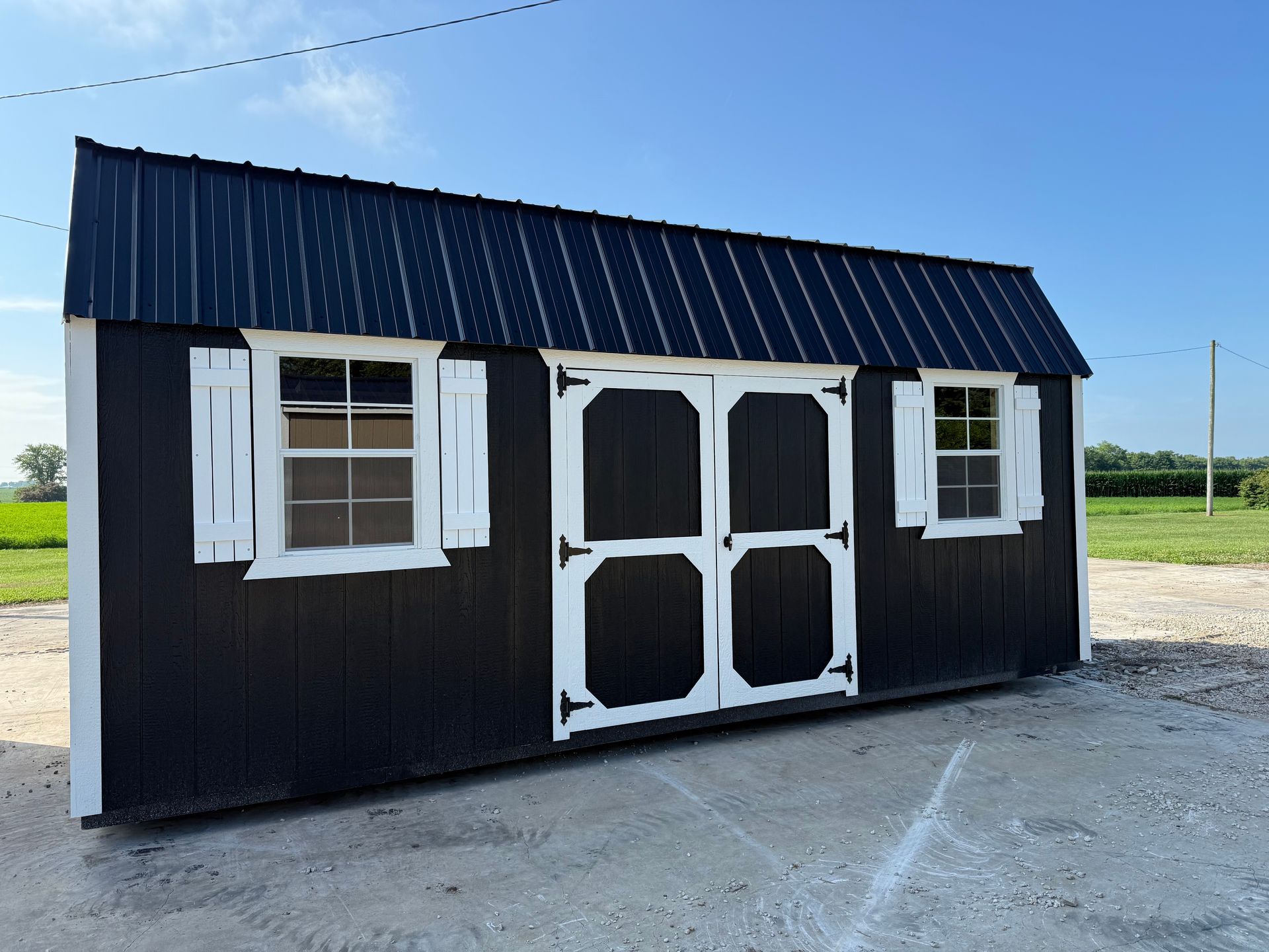 stock# 221429
10x20 Side Lofted Barn *Custom*