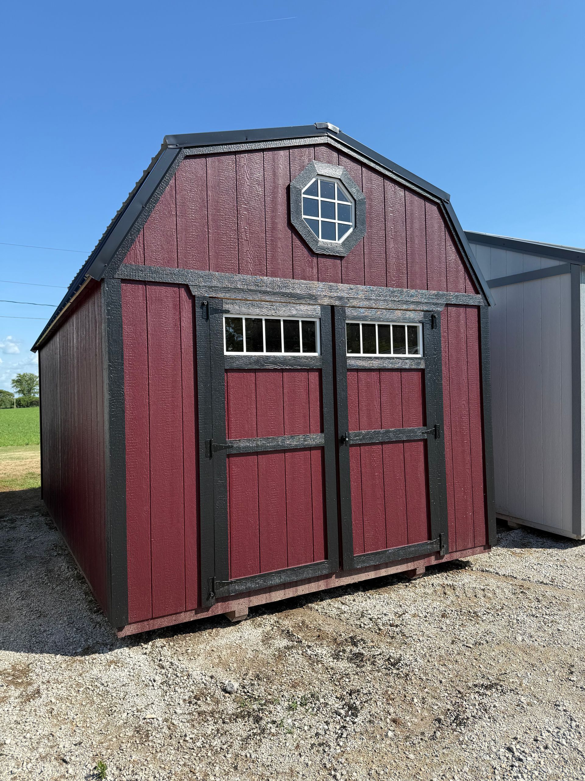 stock# 220539
10x 16 Lofted Barn *Custom*