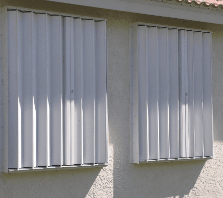 Accordion shutters