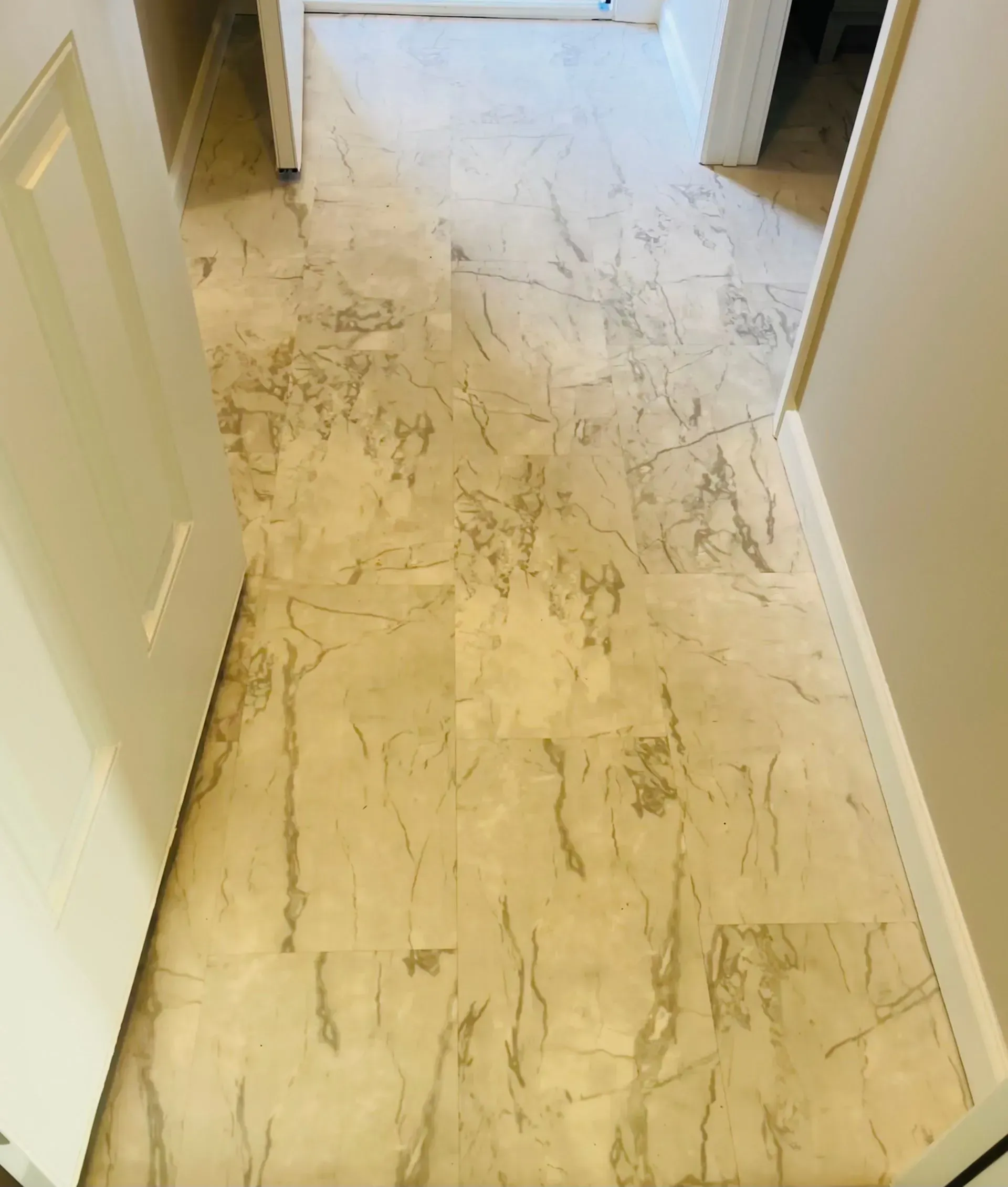 Interior corridor flooring