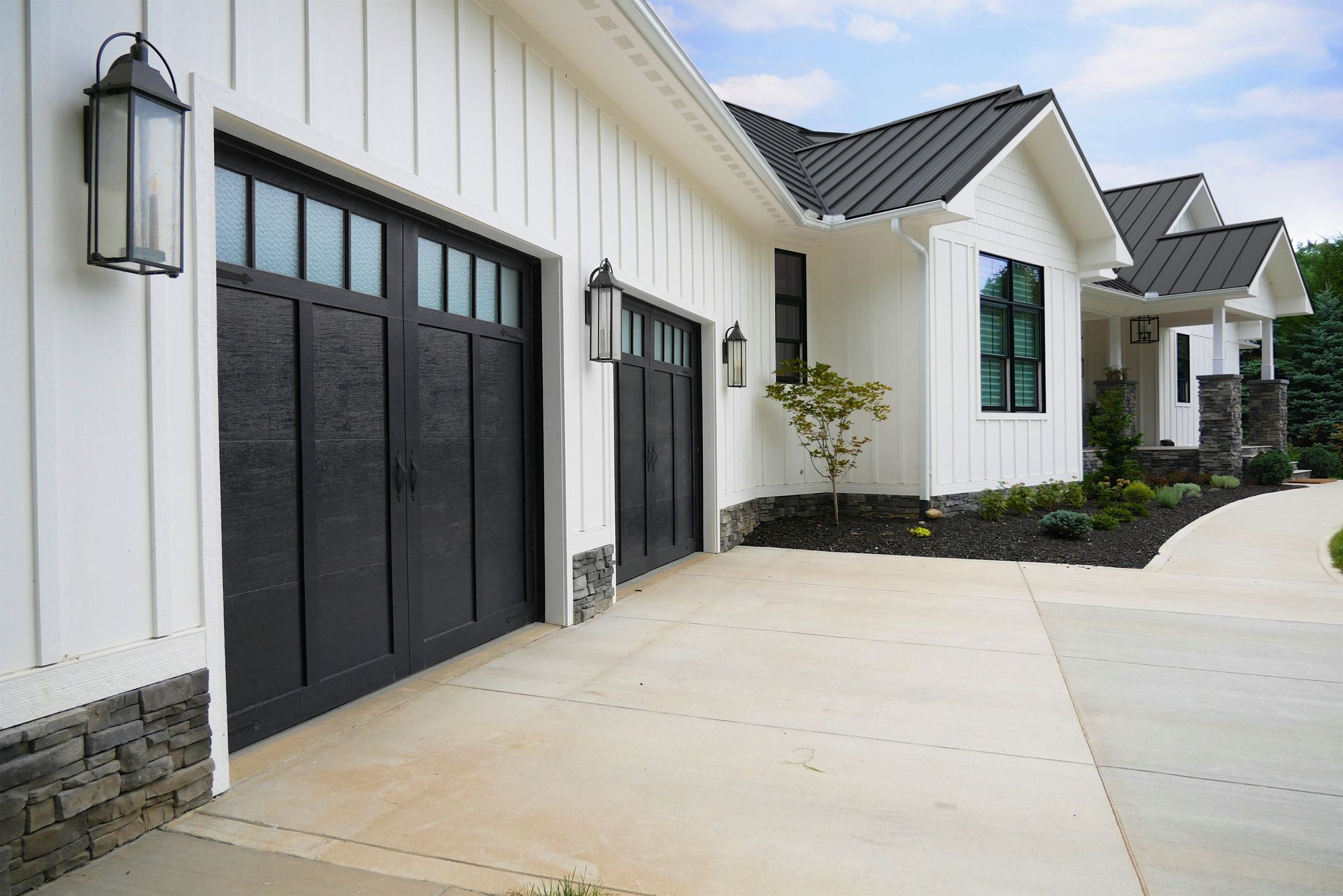 Residential garage door