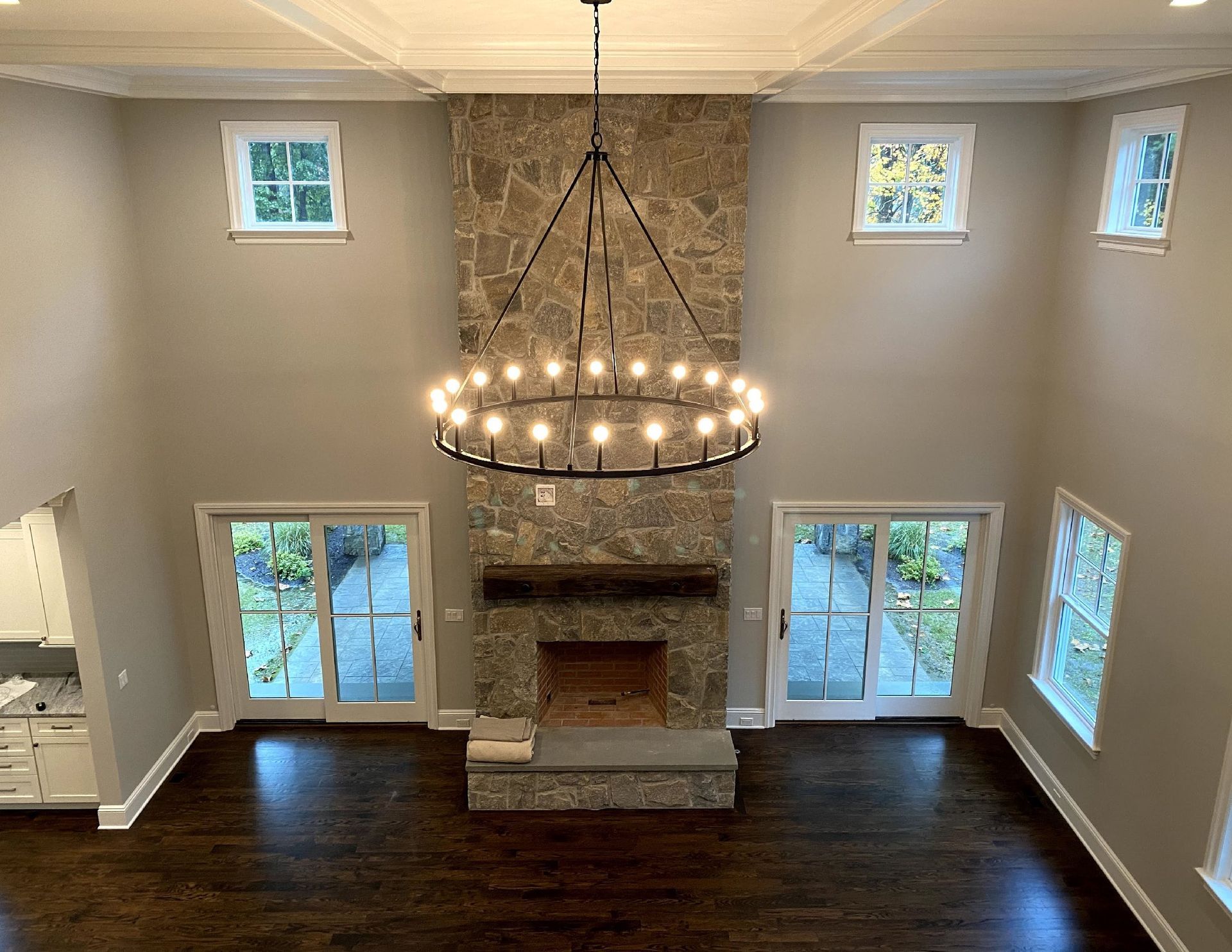 living room chandelier