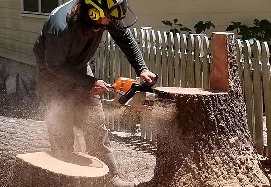 Stump grinding