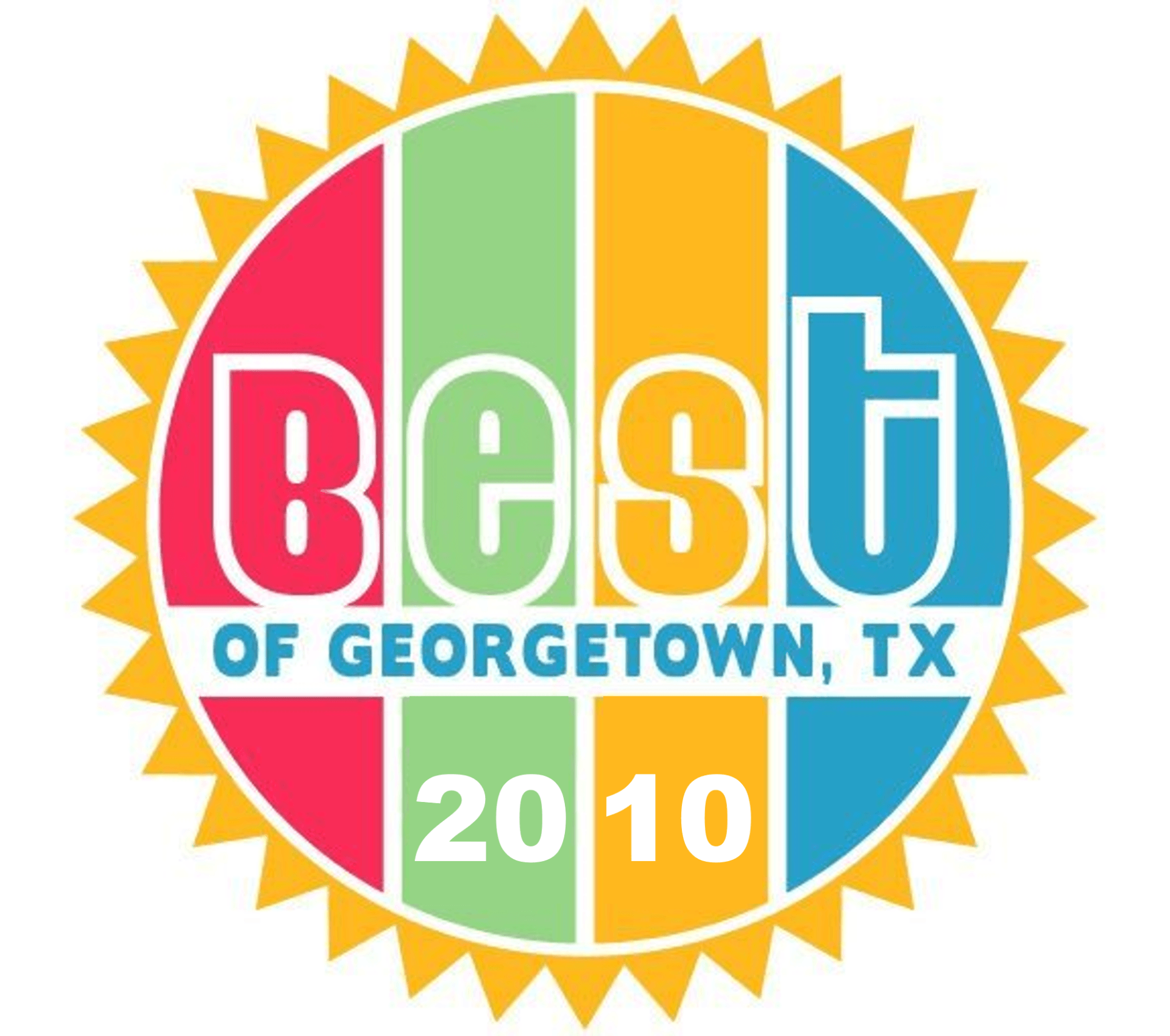 Best of Georgetown, TX 2010 logo