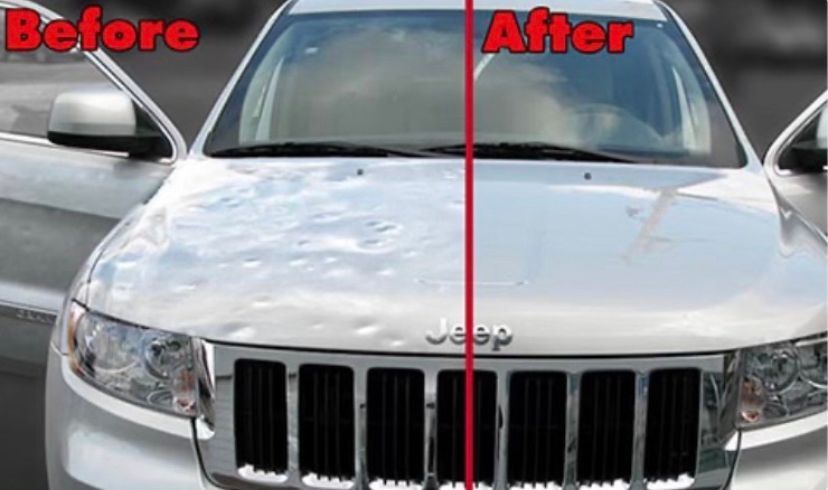 Paintless Dent Repair Before and After