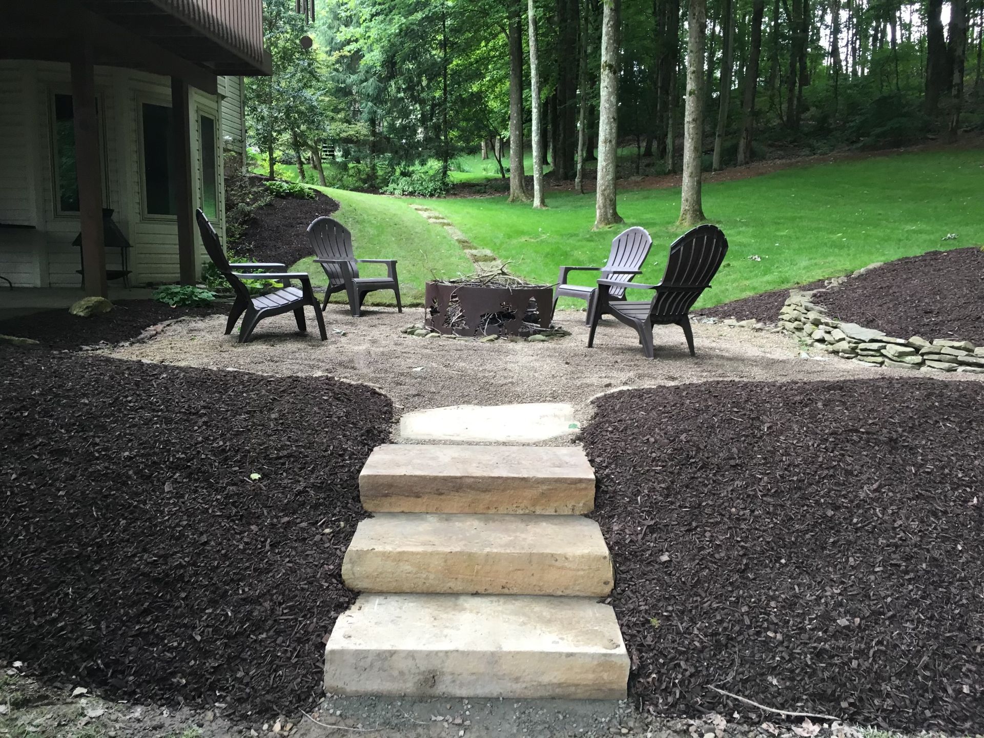 Hardscaping patio