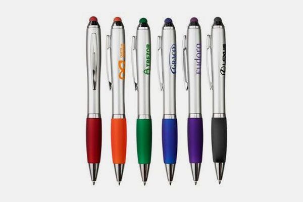 A row of pens with one that says boston on it