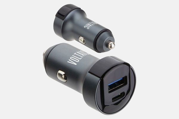 A car charger with the word volt on it