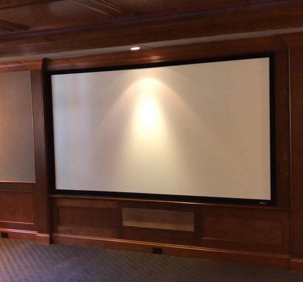 Home theater screen tv
