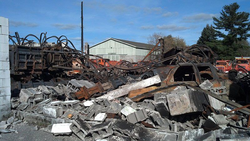 demolished commercial property