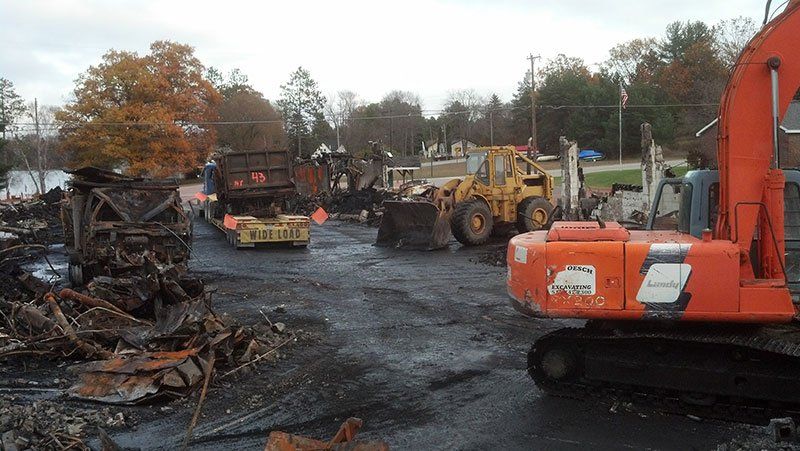 a number of demolition equipment