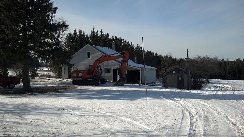 farmhouse demolition
