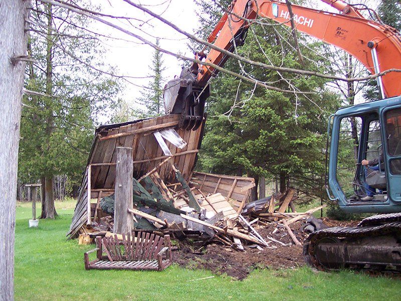 cabin demolition