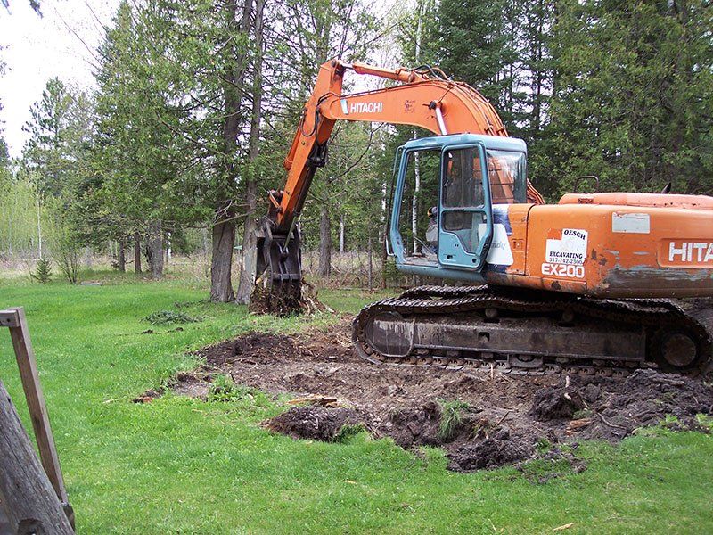 cabin demolition work