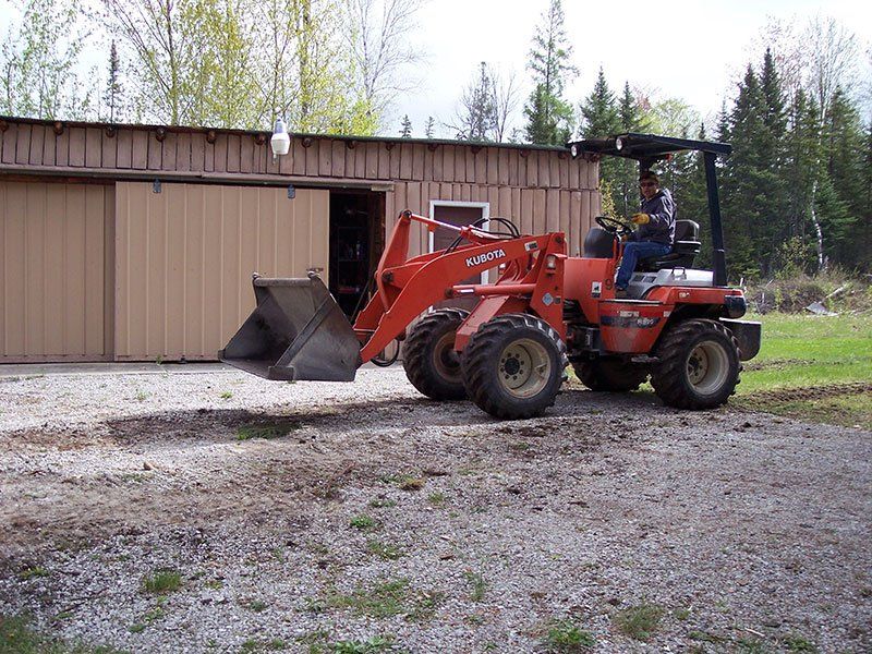 crew operating the heavy equipment