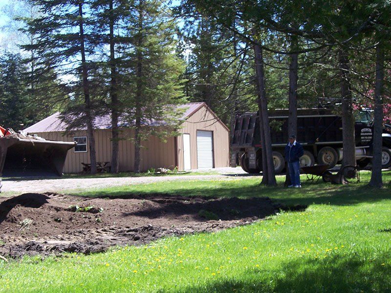 cleared demolition site