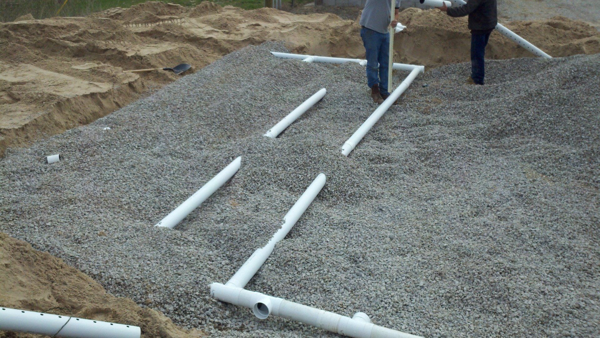 septic system pipes