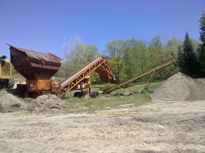 heavy equipment for stones
