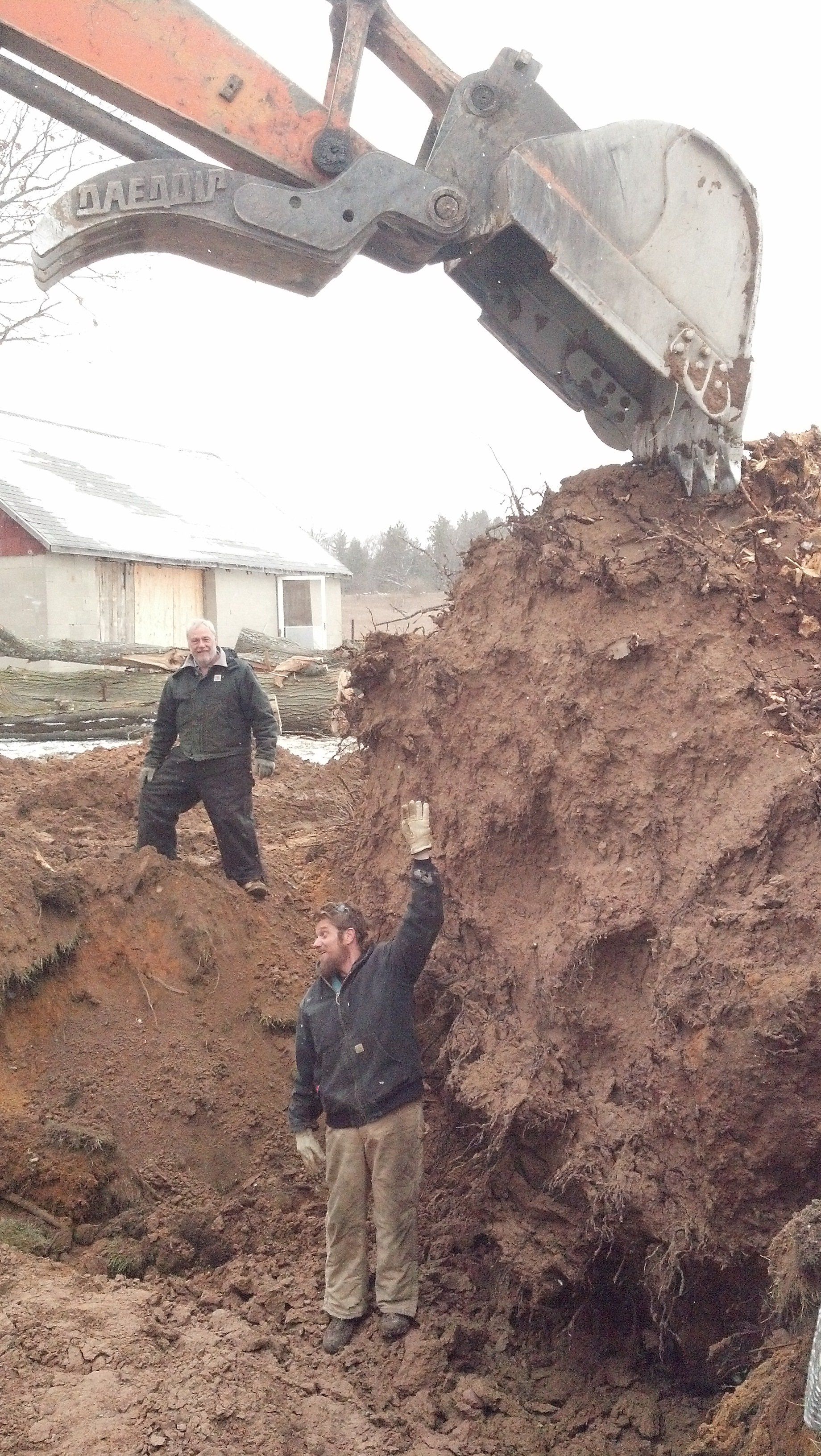 equipment for stump removal work