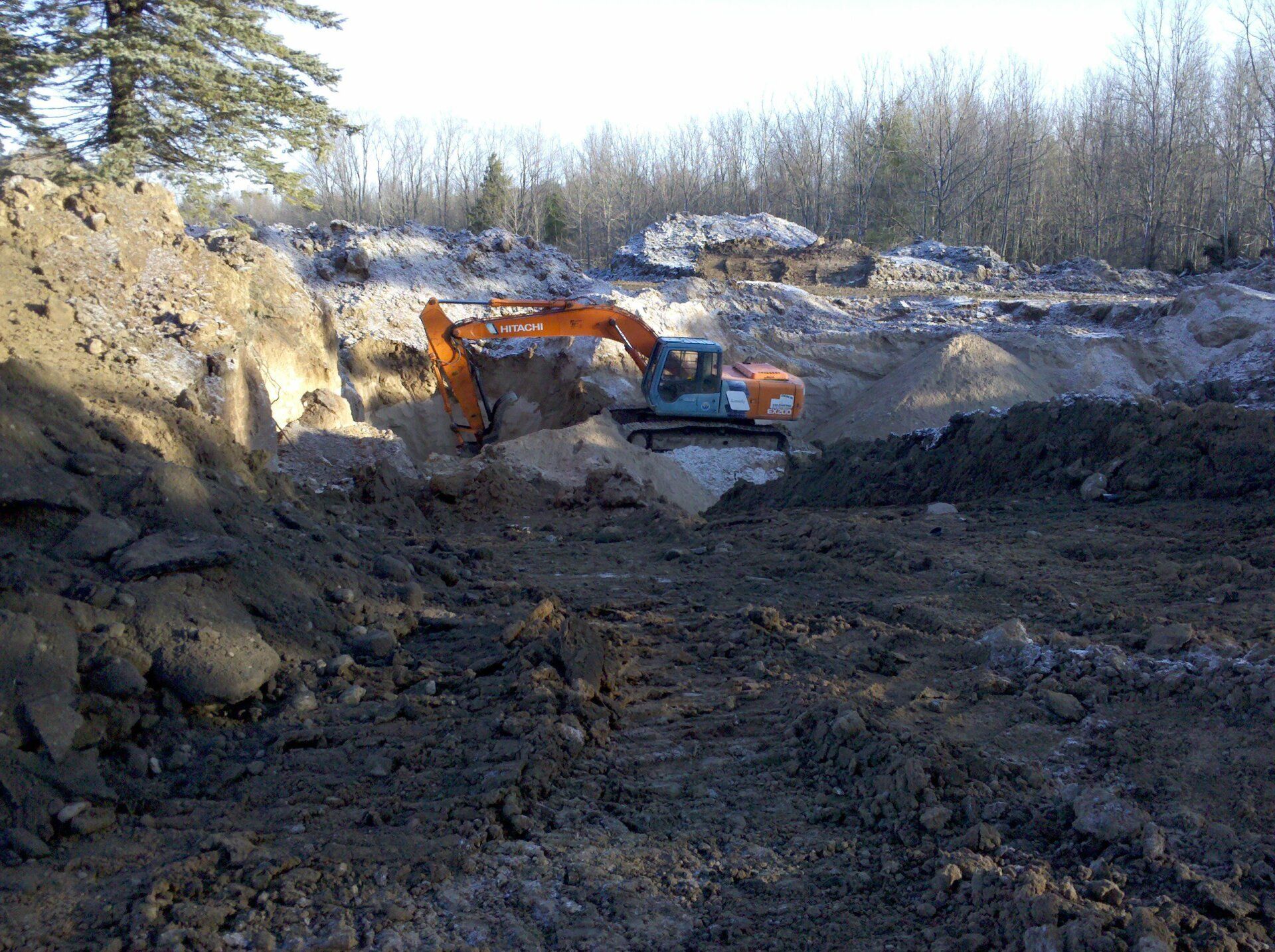excavation work
