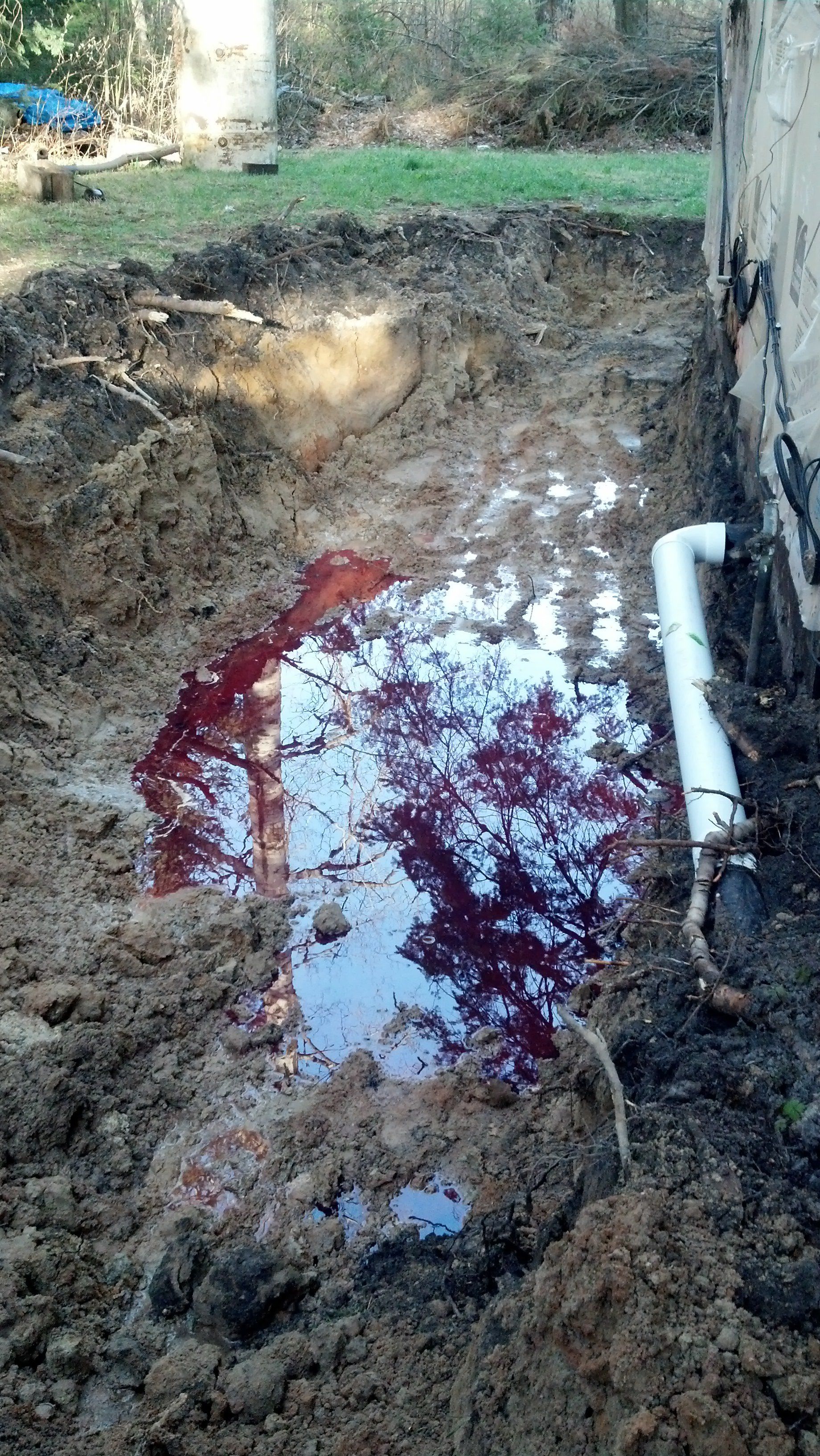 toxic substance on the ground